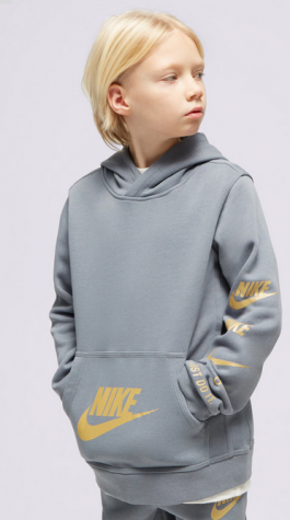 NIKE HOODIE B NSW SI FLC PO BB BOY-Chlapecká mikina