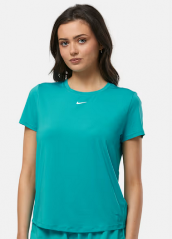 Nike One Classic-Dámské triko zeleno-modré