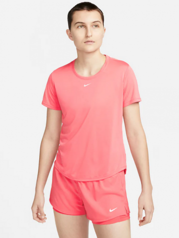 Nike One Dri-FIT-Dámské triko lososové