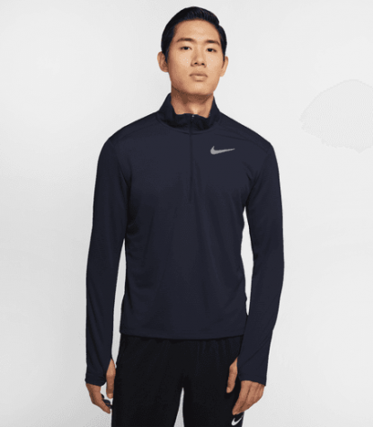 Nike Pacer-Pánské běžecké triko tmavě modré