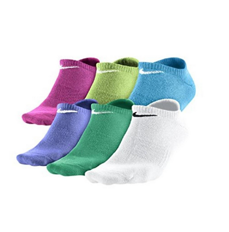 Nike Performance Cushion No-Show Socks 6 Pairs-Juniorské ponožky