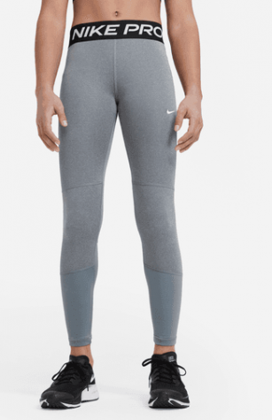 Nike Pro-Dívčí legíny šedé