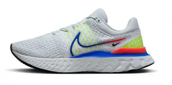 Nike React Infinity Run Flyknit 3-Pánské běžecké boty šedo-strakaté