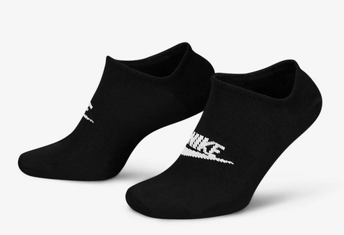 Nike Sportswear Everyday Essential-Sportovní černé ponožky