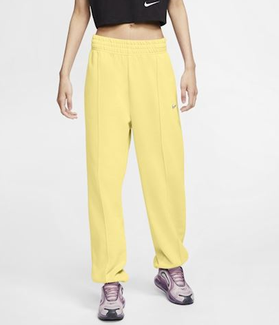 Nike Sportswear Women's Trousers-Dámské tepláky žluté
