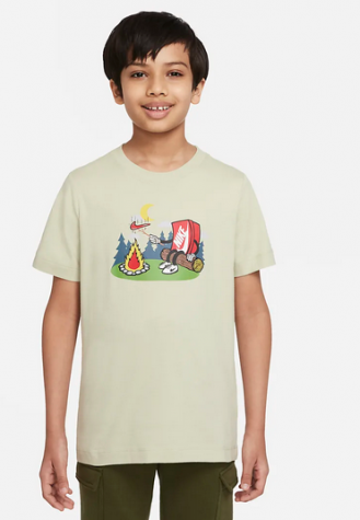 Nike Sportswear-Chlapecké volnočasové triko béžové