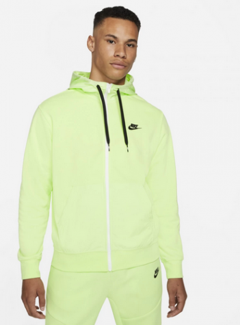 Nike Sportswear-Pánská volnočasová mikina světle zeleno-žlutá