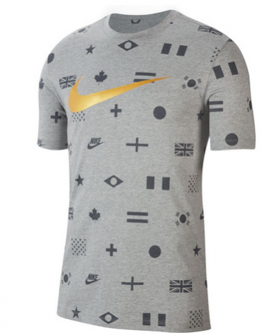 Nike Sportswear-Pánské volnočasové triko šedé