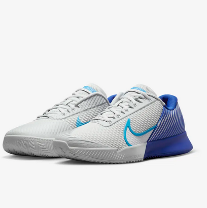 NikeCourt Air Zoom Vapor Pro 2 Clay-Pánské tenisové antukové boty šedo-modré
