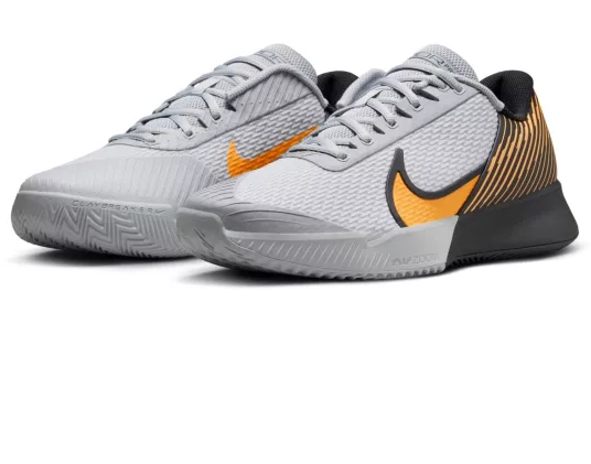 NikeCourt Air Zoom Vapor Pro 2 Clay-Pánské tenisové antukové boty šedo-černé