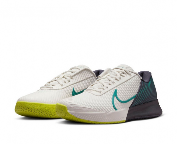NikeCourt Air Zoom Vapor Pro 2-Pánské tenisové halové boty béžovo-tmavě mordé