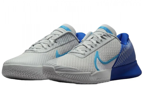 NikeCourt Air Zoom Vapor Pro 2-Pánské tenisové halové boty šedo-modré