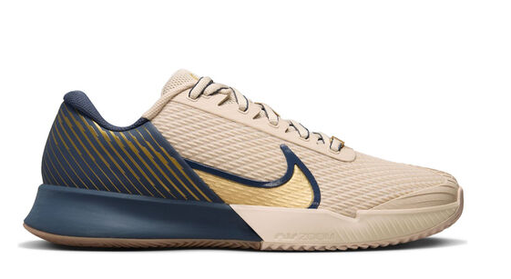 NikeCourt Air Zoom Vapor Pro 2-Pánské tenisové halové boty béžovo-zlaté