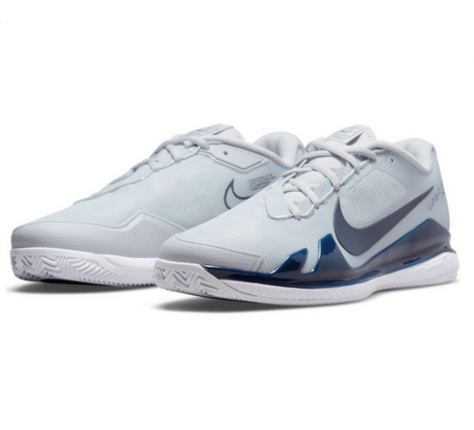 NikeCourt Air Zoom Vapor Pro Clay-Pánské tenisové antukové boty světle modro-šedé