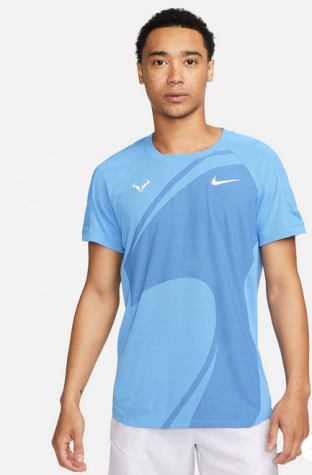 NikeCourt Dri-FIT ADV Rafa-Pánské tenisové triko modré