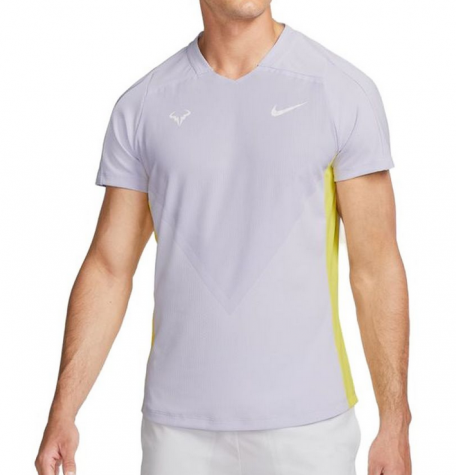 NikeCourt Dri-FIT ADV Rafa-Pánské tenisové triko světle šedé