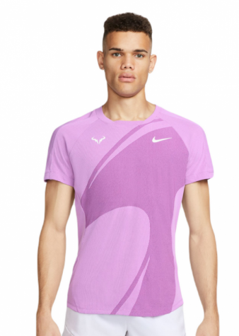 NikeCourt Dri-FIT ADV Rafa-Pánské tenisové triko fialové