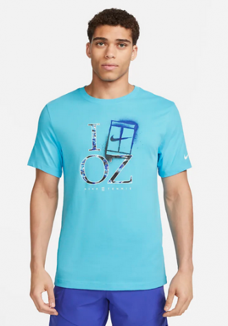 NikeCourt Dri-FIT Slam-Pánské tenisové triko modré