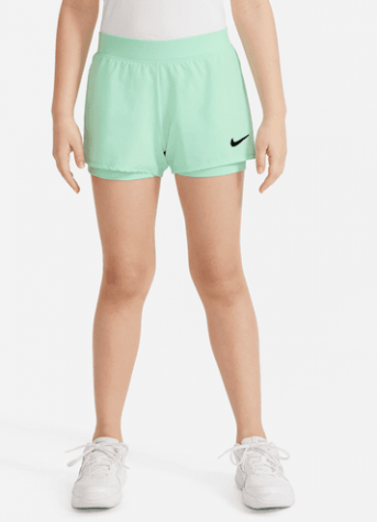 NikeCourt Dri-FIT Victory-Dívčí tenisové šortky zelené