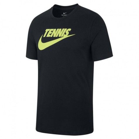 NikeCourt Dri-FIT-Chlapecké tenisové triko černé