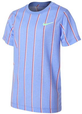 NikeCourt Dri-FIT-Chlapecké tenisové triko modro-červené
