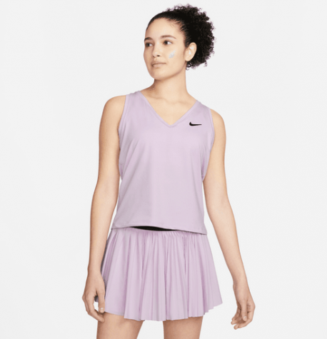 NikeCourt Victory-Dámský tenisový nátělník světle fialový