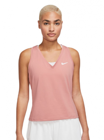 NikeCourt Victory-Dámský tenisový nátělník pudrový