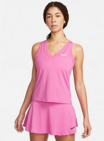 NikeCourt Victory-Dámský tenisový nátělník růžový