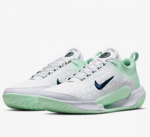 NikeCourt Zoom NXT-Dámské halové tenisové boty bílo-zelené