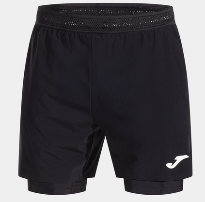 SMASH SHORT BLACK-Pánské tenisové šortky