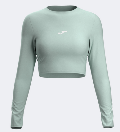 STEP LONG SLEEVE T-SHIRT GREEN-Dámská top