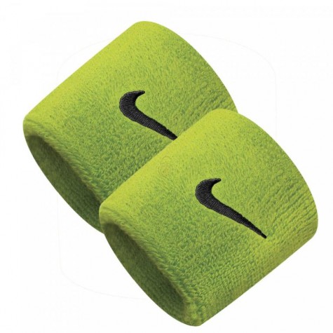 SWOOSH WRISTBANDS-Krátká zelená potítka