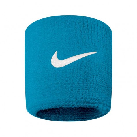 SWOOSH WRISTBANDS-Krátká modrá potítka