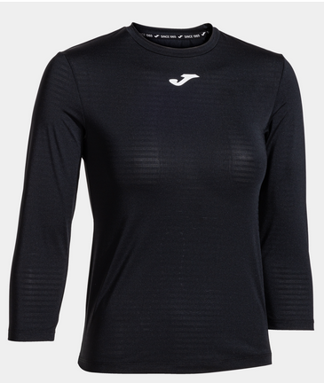 TORNEO 3/4 SLEEVE T-SHIRT BLACK-Dámské triko