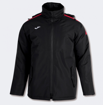 TRIVOR ANORAK BLACK RED-Pánská zimní bunda