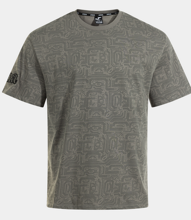 U-TRIBE SHORT SLEEVE T-SHIRT GRAY-Pánské triko