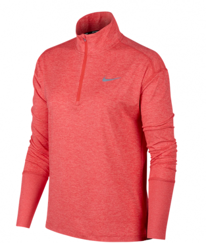 W NK ELMNT TOP HZ-Dámské běžecké triko tmavě lososové