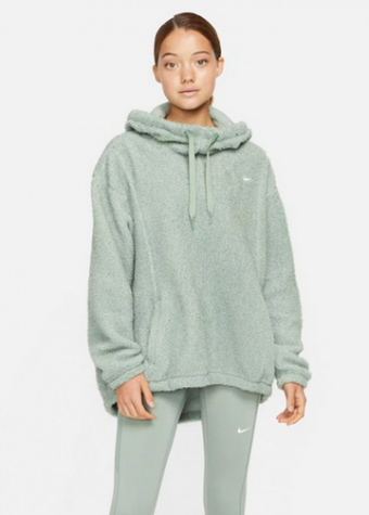 W NK TF STMT COZY HDIE-Dámská teplá mikina zelená