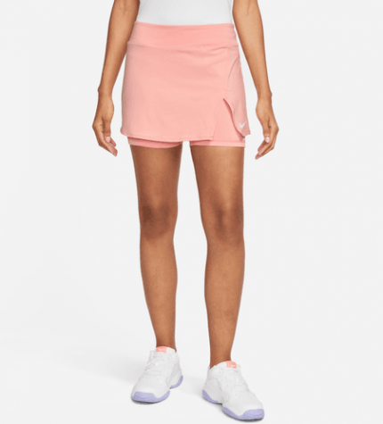 W NKCT DF VCTRY SKIRT STRT-Dámská tenisová sukně lososová