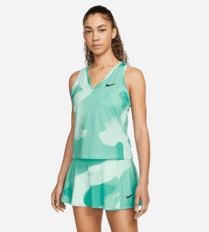 W NKCT DF VICTORY TANK PR-Dámský tenisový nátělník zelený