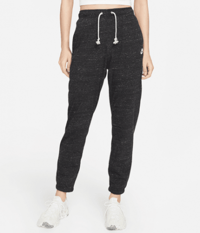 W NSW GYM VNTG EASY PANT-Dámské tepláky tmavě šedé