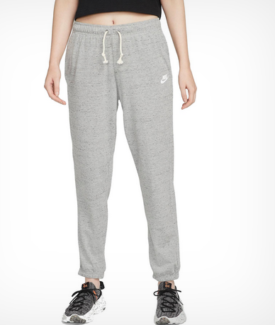 W NSW GYM VNTG EASY PANT-Dámské tepláky světle šedé