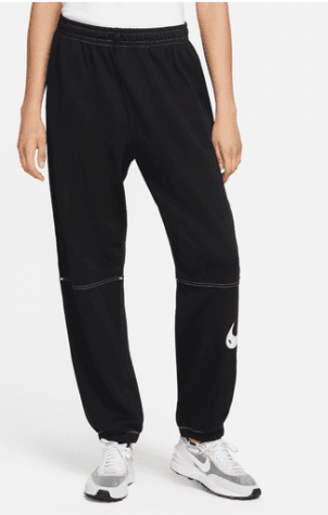 W NSW SWSH FLC HR JOGGER-Dámské tepláky černé