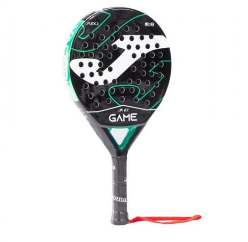 Joma Game Junior Black Turquoise-Padelová raketa pro juniory