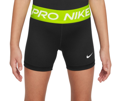 Nike Dri-FIT Pro-Dívčí elasťáčky černo-žluté