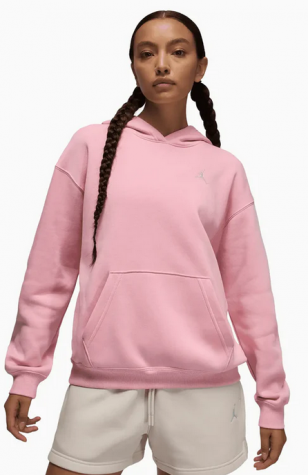 Women's Jordan Brooklyn Fleece Outfit-Dámská volnočasová mikina růžová