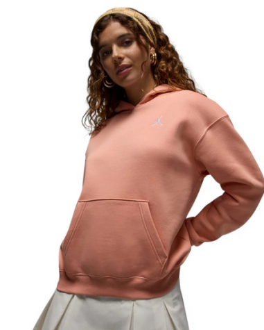 Women's Jordan Brooklyn Fleece Outfit-Dámská volnočasová mikina oranžová