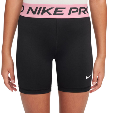 Nike Dri-FIT Pro-Dívčí elasťáčky černo-růžové