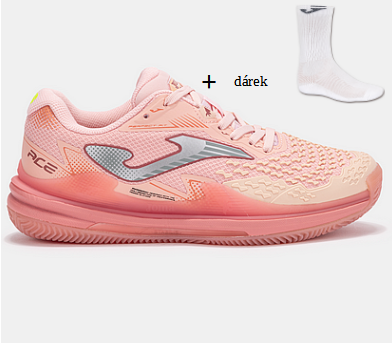 Joma ACE LADY 2529 PINK-Dámské tenisové antukové boty