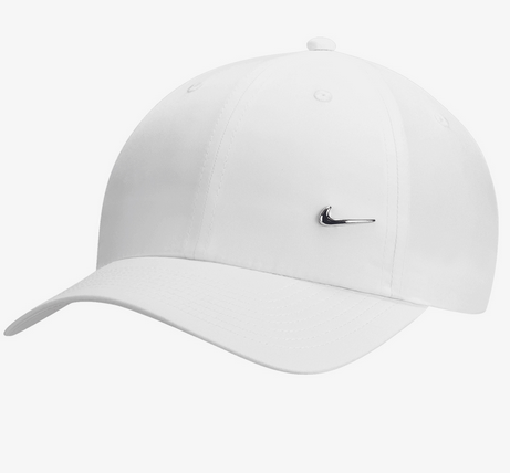 Nike U NSW DF H86 METAL SWOOSH CAP-Sportovní kšiltovka unisex bílá